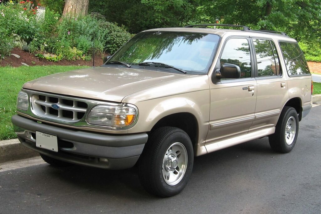 Brown Ford Explorer circa 1995-1998